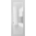 Sartodoors Slab Interior Door, 28" x 96", White PLANUM2102S-WS-42